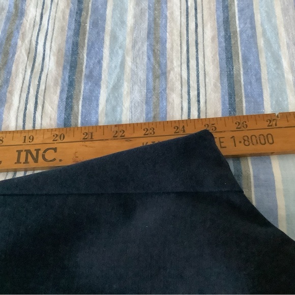 J. Jill Essential Cotton Stretch Pants Dark Navy Blue - Picture 7 of 9